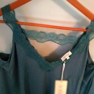 La Miel Lace Strap Flowy Cami, Size L